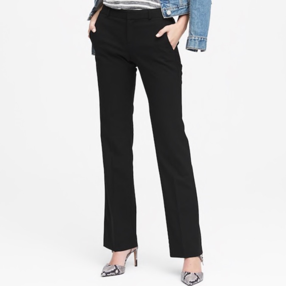 Banana Republic Martin Fit Black Pants